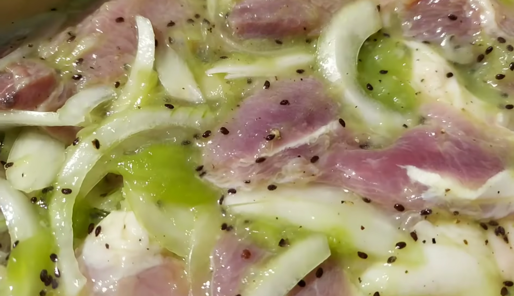 Изображение блюда: Маринад для шашлыка с киви и сахаром — Eda.Video