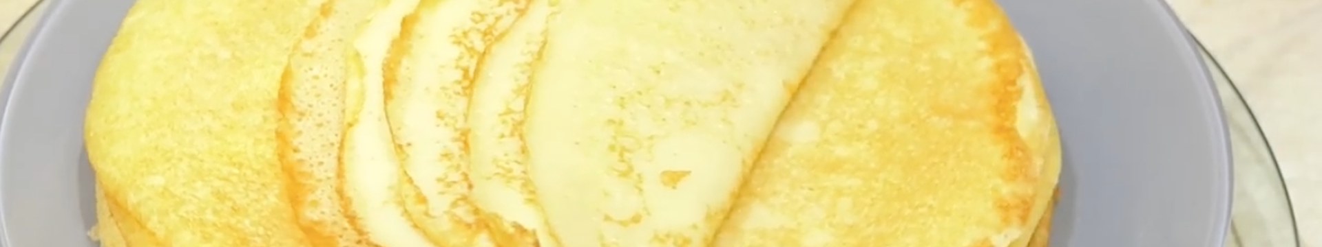 Блины на молоке и кипятке без соды — Eda.Video