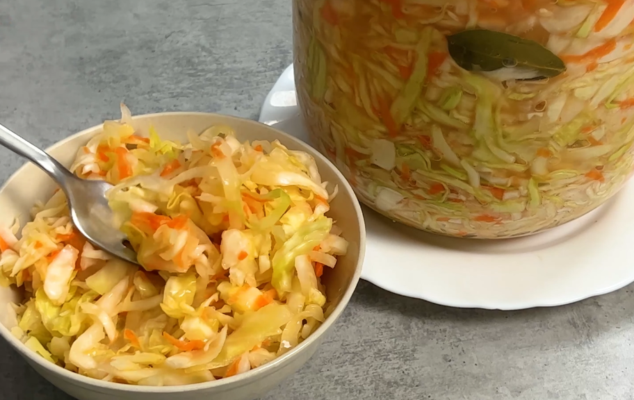 Новый рецепт: Квашеная капуста без маринада — Eda.Video
