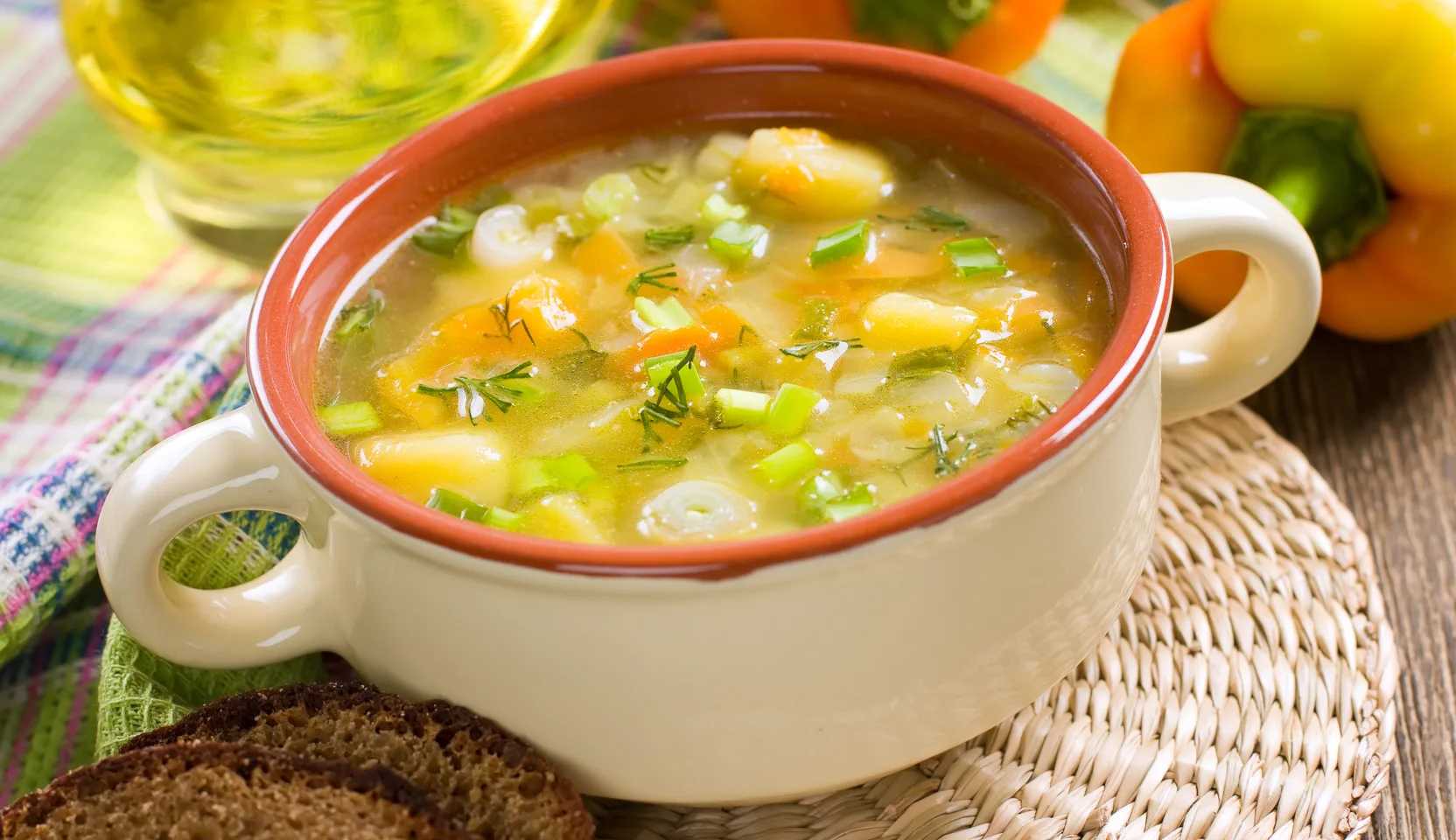 Изображение блюда: Куриный суп с овощами — Eda.Video