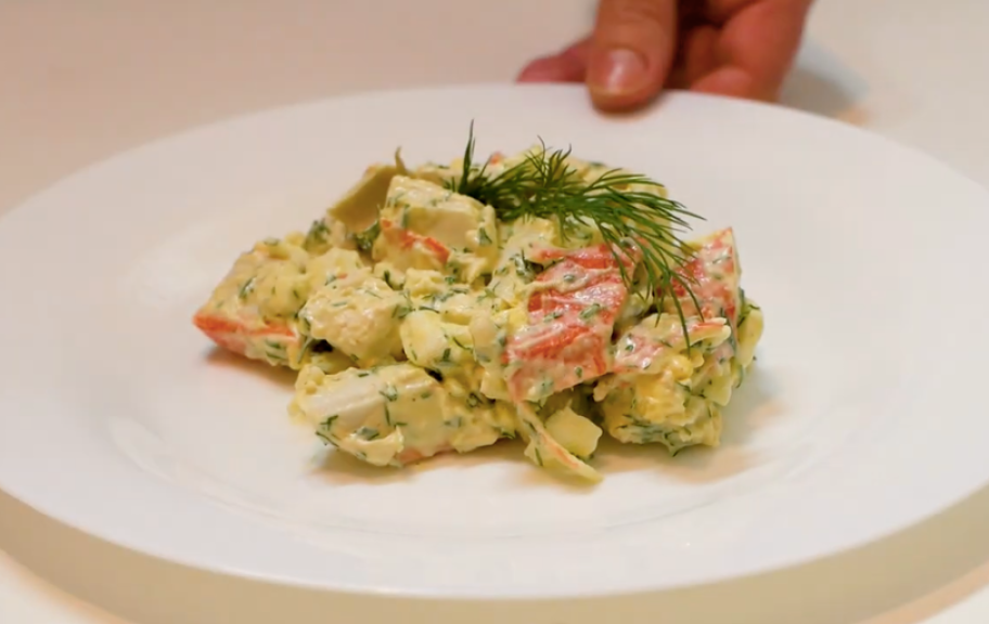 Новый рецепт: Салат Сета де поло — Eda.Video