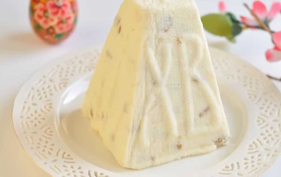 Рецепт: Заварная творожная пасха