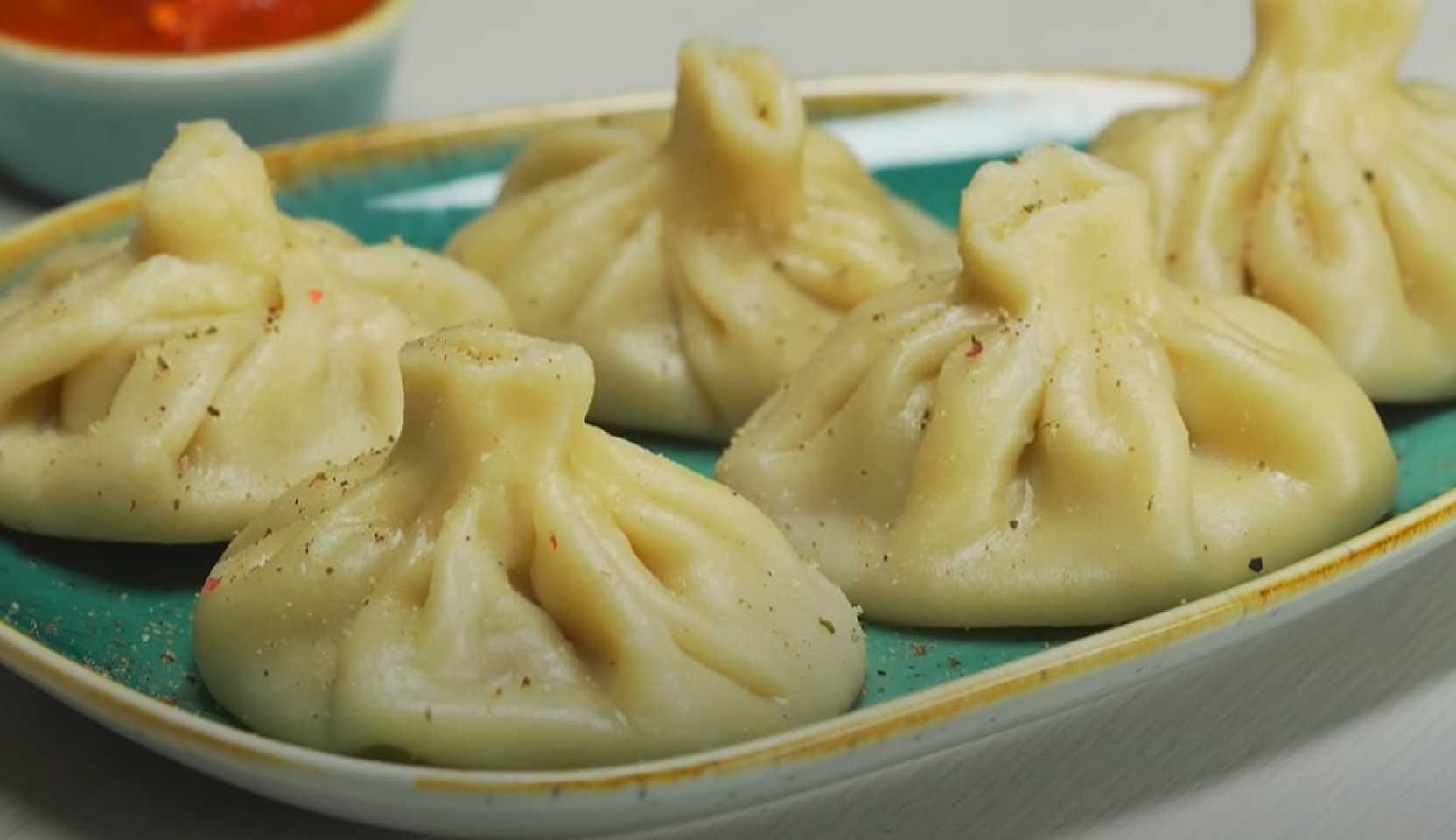 Изображение блюда: Хинкали с мясом — Eda.Video