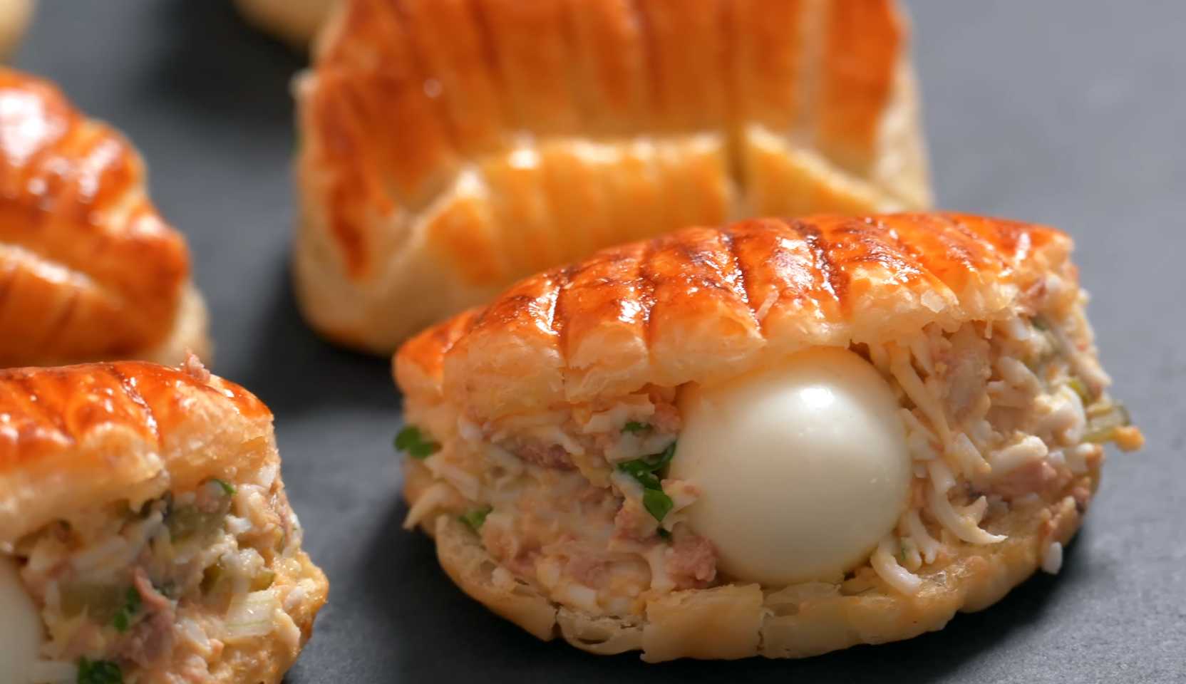 Изображение блюда: Закуска с печенью трески — Eda.Video