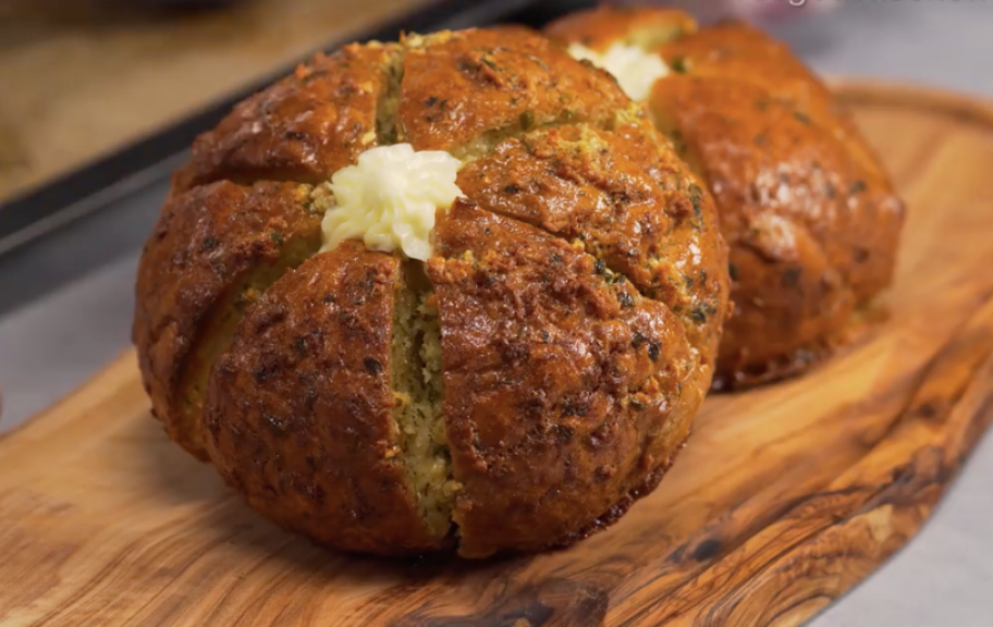 Новый рецепт: Корейские булочки с начинкой — Eda.Video