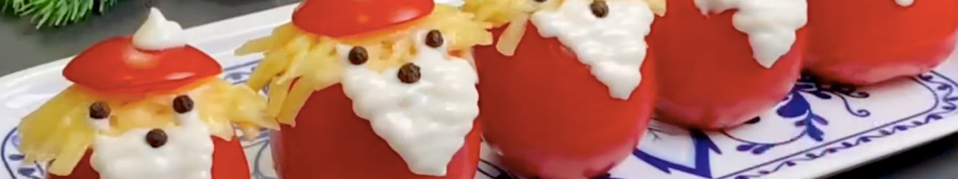 Новогодние суши-кексы в образе Деда Мороза — Eda.Video
