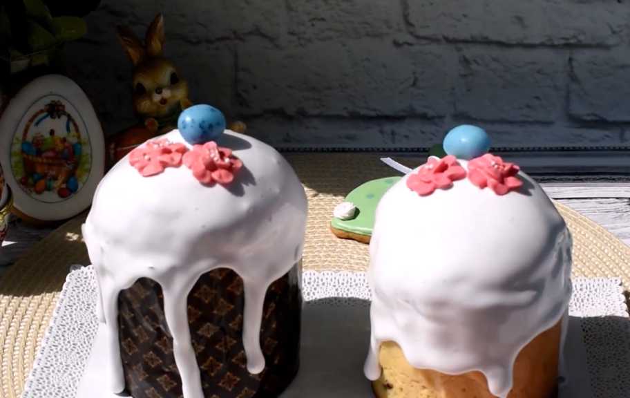 Новый рецепт: Кулич на сметане с ореховой начинкой — Eda.Video