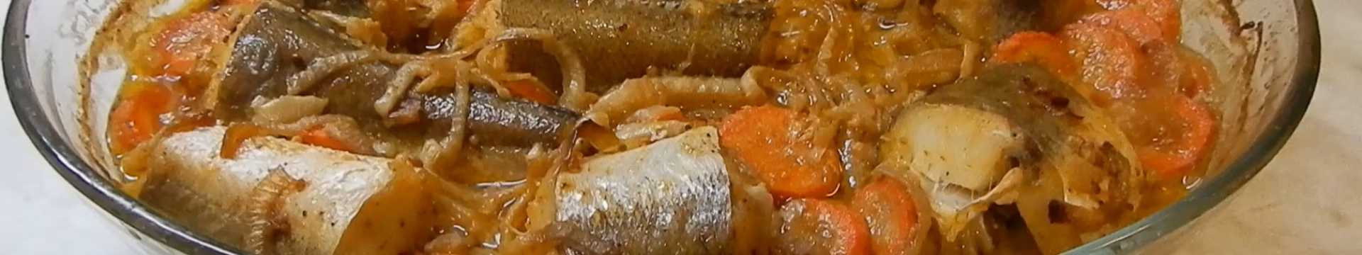 Хек с овощами в сметане — Eda.Video