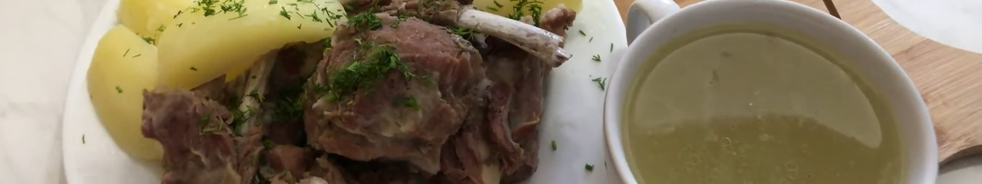 Традиционный калмыцкий мясной суп Махан шелтяган — Eda.Video